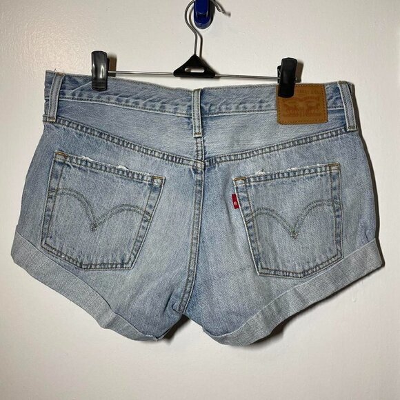 LEVI'S 501 Roll Hem Short in Country Road size 27 - Picture 5 of 5